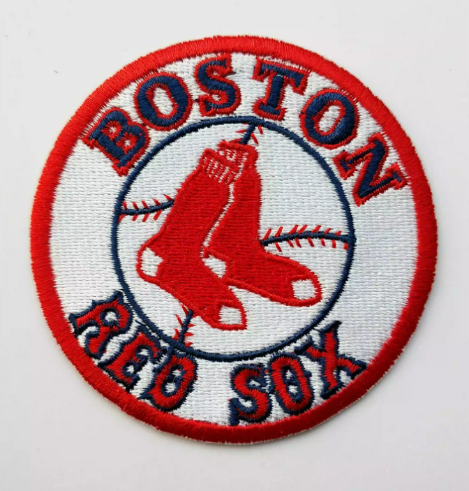 Boston Red Sox Logo Iron on Patch 7.8cm